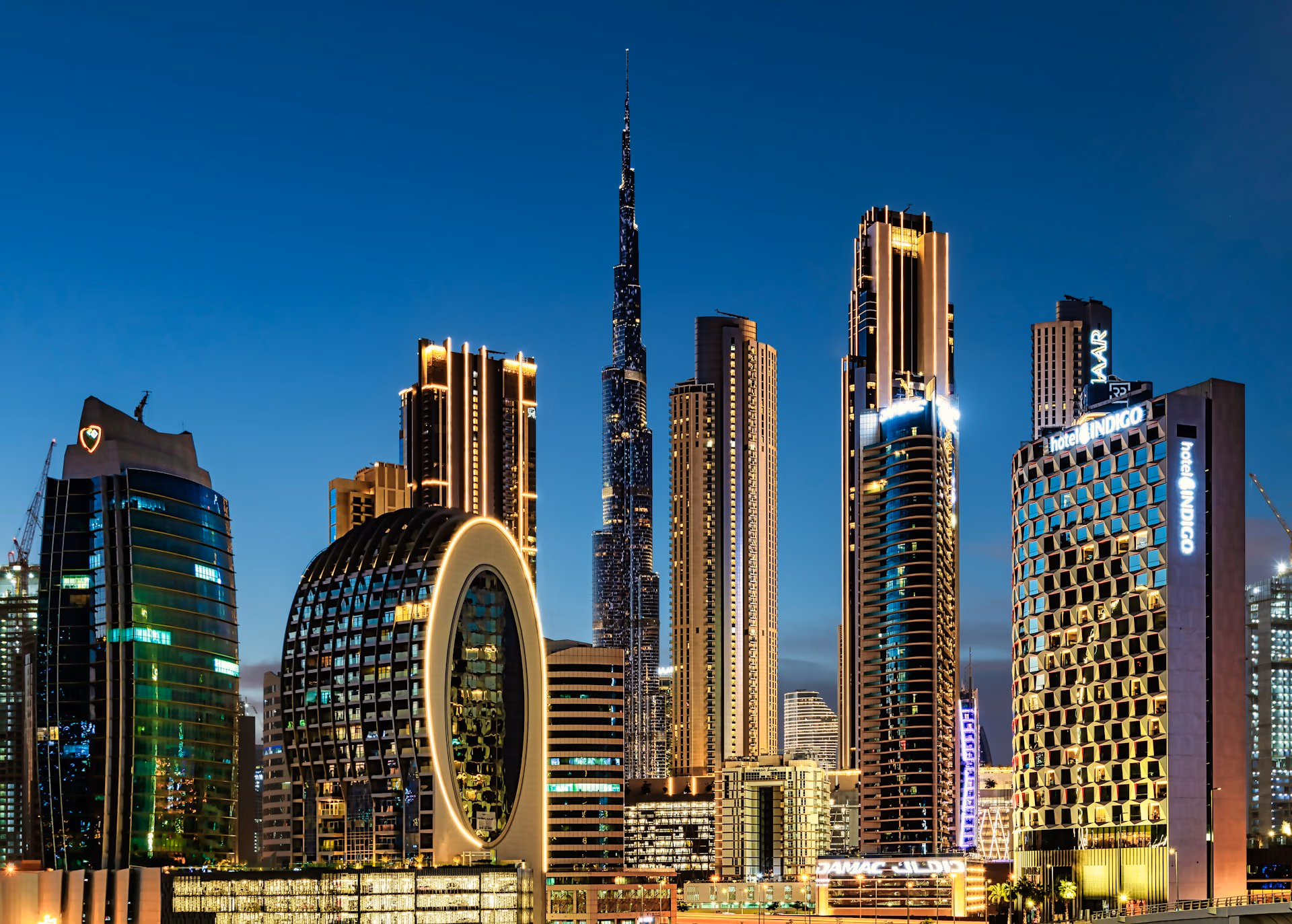 A photo of the cityscape of Dubai