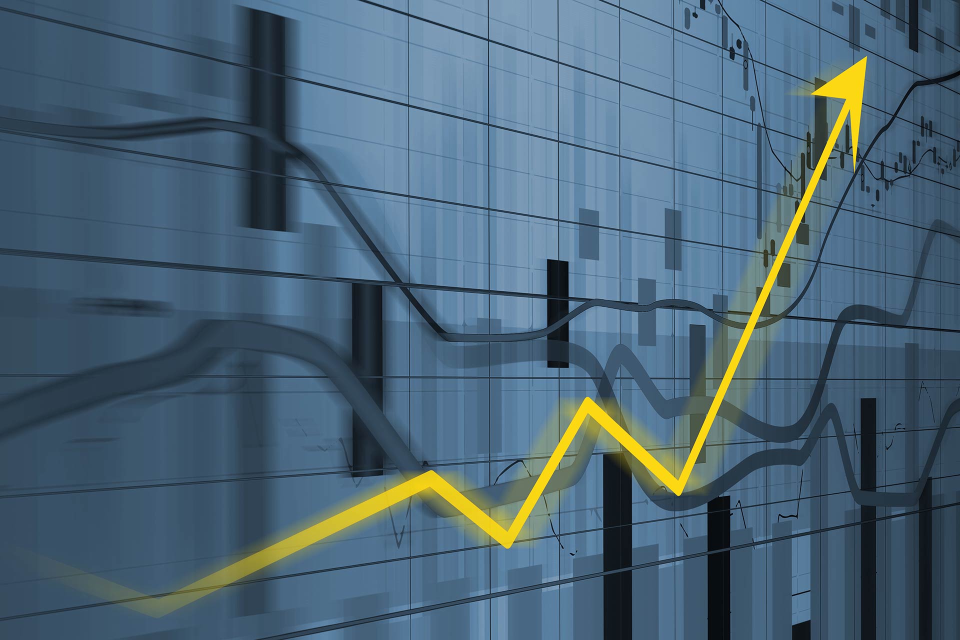 Man on an stair looking at his ipad